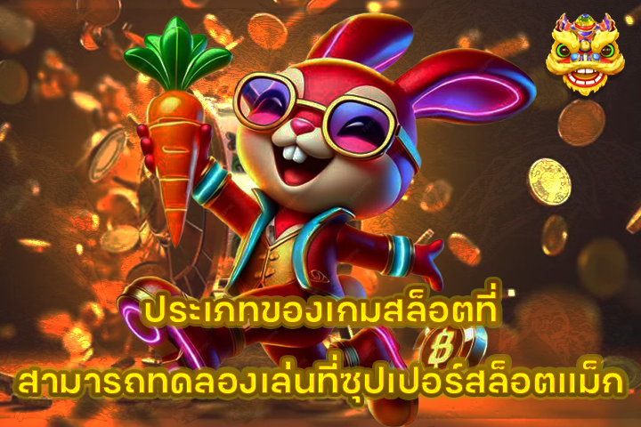 ประเภทของเกมสล็อตที่สามารถทดลองเล่นที่ซุปเปอร์สล็อตแม็ก