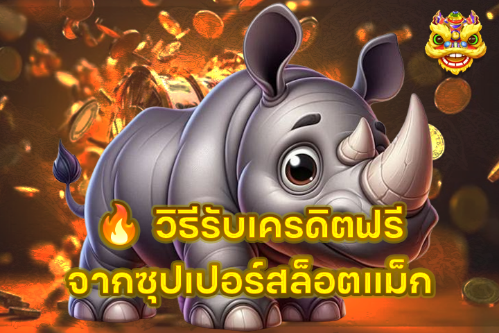 🔥 วิธีรับเครดิตฟรีจากซุปเปอร์สล็อตแม็ก
