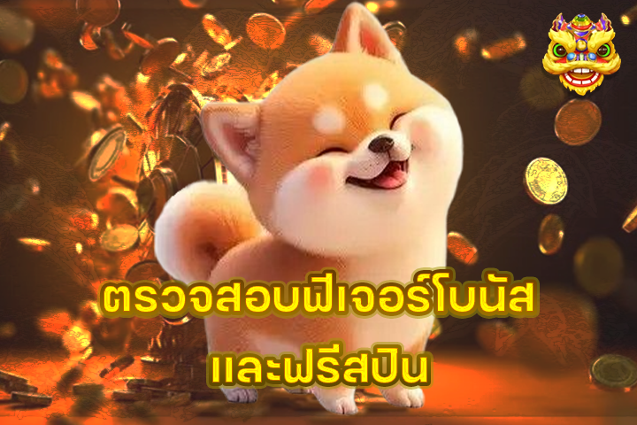 ตรวจสอบฟีเจอร์โบนัสและฟรีสปิน